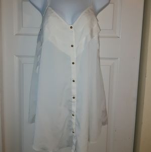 ASOS CREAM COLORED DRESSY MATERNITY TOP